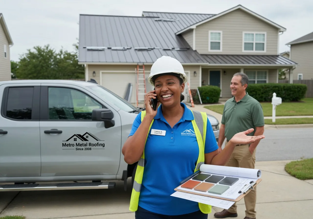 Storm Damage Metal Roof Repair in Harrison City, PA